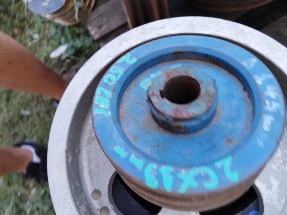 Fulie cu doua curele de 13 mm