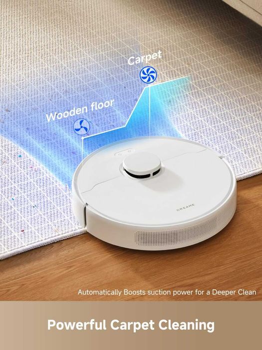 РОБОТ прахосмукачка Dreame D10 Plus Gen 2 6000Pa - КАТО НОВА