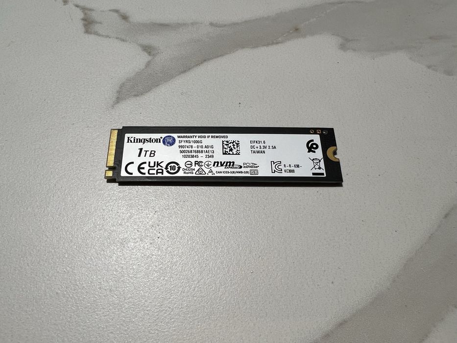 SSD Kingston FURY Renegade G5 1TB PCIe5x4 M.2 2280
