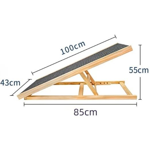 Сгъваема платформа за изкачване на кучета и котки до дивана, колата
