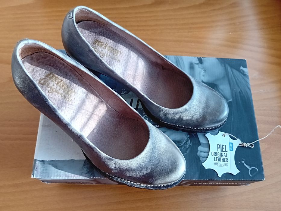 Обувки токчета Mustang/mtng 35, естествена кожа  НОВИ