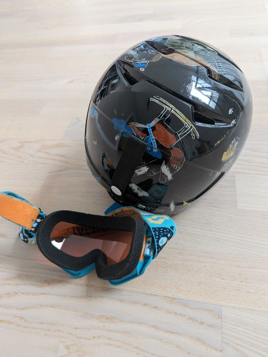 Casca si ochelari copii ski snowboard 52-54cm