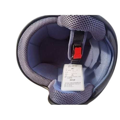 Каска за Мотор/Скутер Сив/.Червена