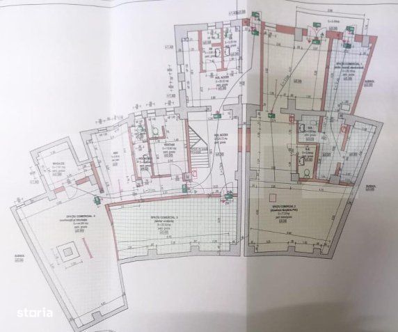 Spatiu comercial cu destinatie multipla, 180 mp, zona Obcini