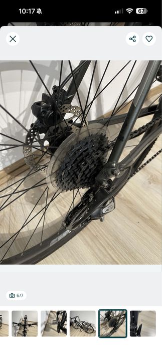 Bicicleta Trekking Bike Manufaktur Black Cross Marime S