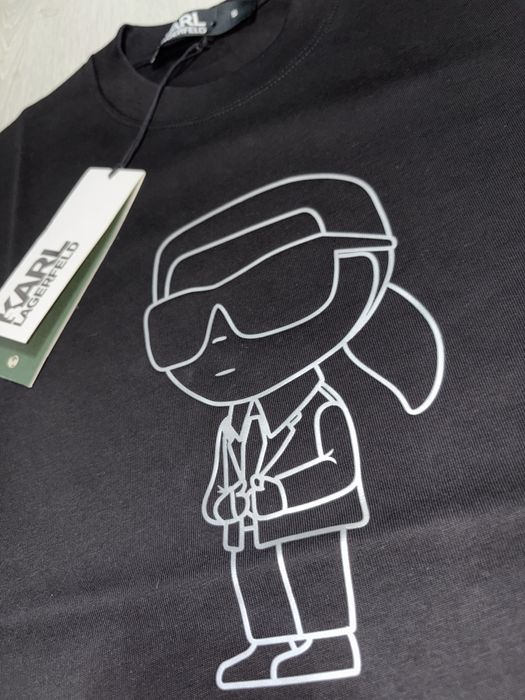 Tricou Negru Karl Lagerfeld