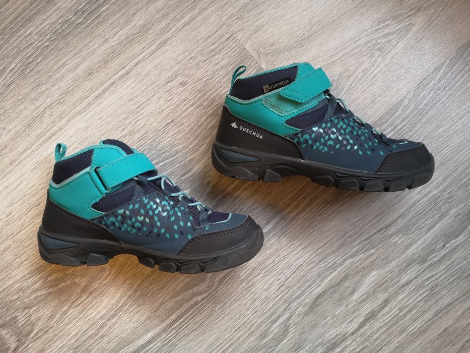 Bocanci Quechua copii, mar 31, 19 cm, stare f buna