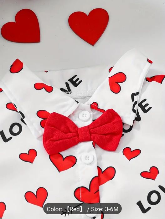 Бебешко костюмче Love, 0-3 мес.
