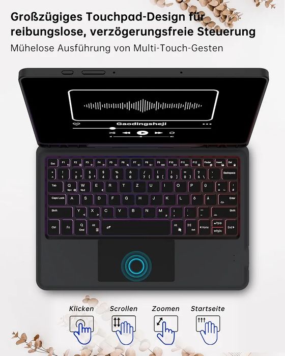 Ai Key Keyboard for Samsung Galaxy Tab S10 Lite/S10 FE/S9 FE/S9