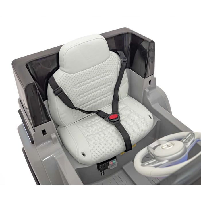 Masina electrica pentru copii Mercedes G, EQG, G63, Silver, 4x4, 120cm
