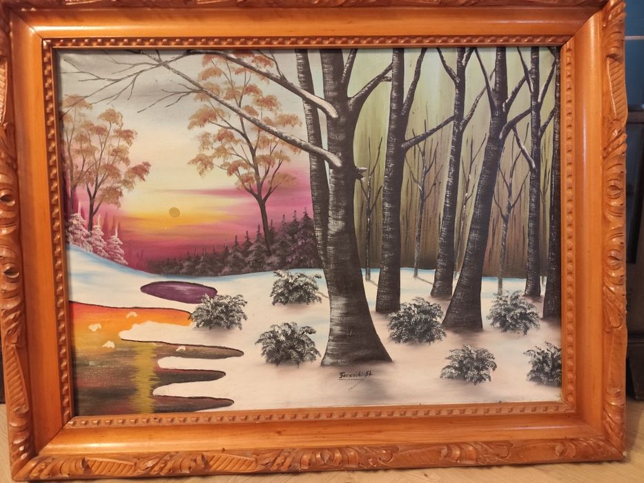 Tablouri , pictura in ulei pe panza, semnate