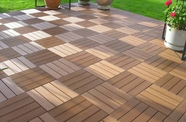 Паркет садовый ДПК декинг