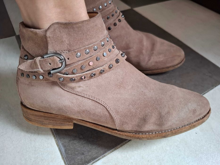 Боти Geox 37 естествен велур