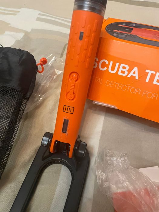 Металотърсач пинпойнтер металдетектор подводен пулс индукция scuba tector pro quest