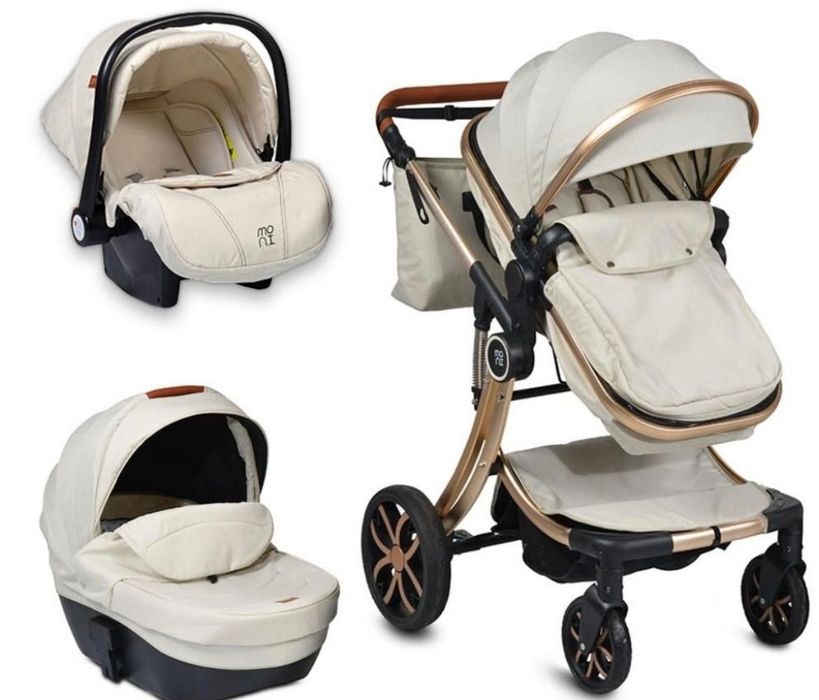 Moni Polly комбинирана количка 3 в 1