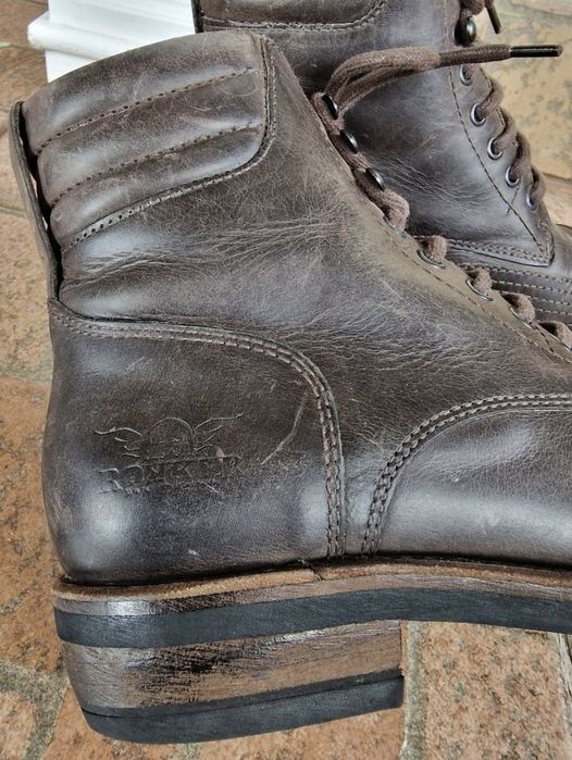 Ghete Handmade motociclism Rokker, Urban Racer, Goodyear, Vibram, 39