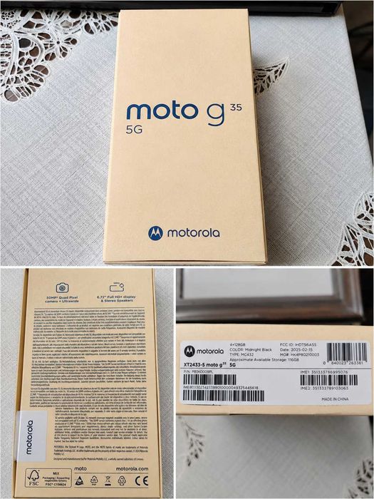 Motorola Moto G35 5G – 4/128 GB – чисто нов, с гаранция