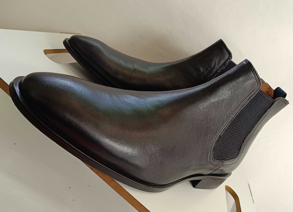 Ghete chelsea 45 45.5 lucrate manual Minelli Paris piele naturala