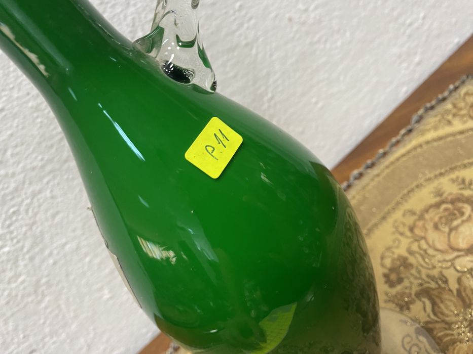 Италианска кана от разтопено стъкло мурано