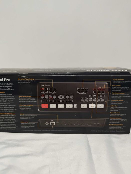 Switch HDMI Blackmagic ATEM Mini Pro H264