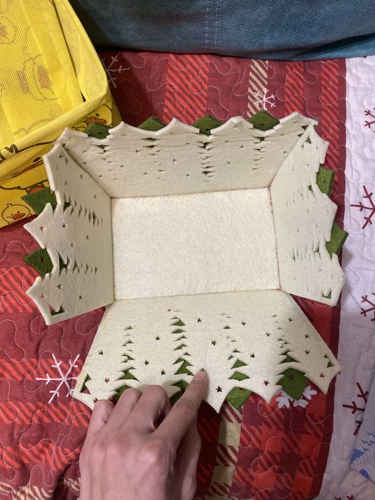 Новогодние сумочки корзинки