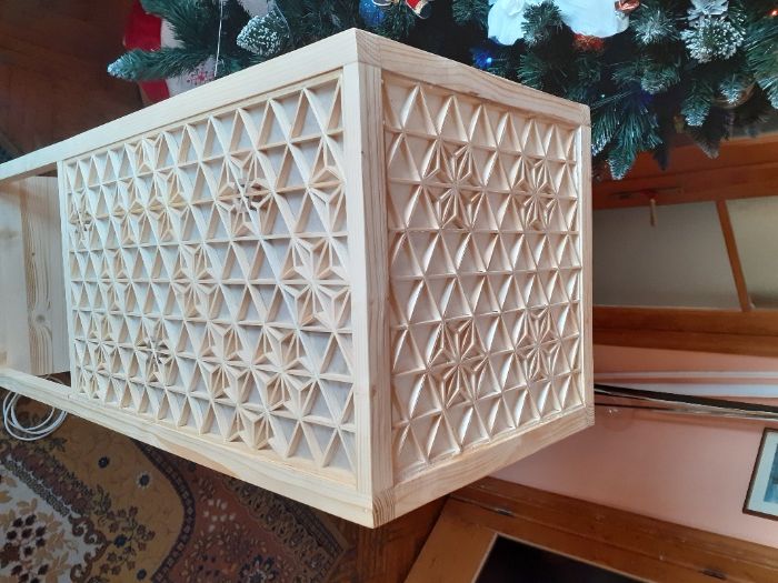 Lampadar KUMIKO cu noptiera