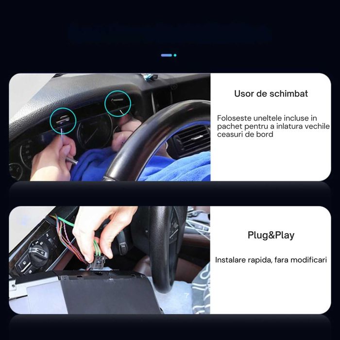 Ceasuri de Bord Digitale, Full HD, Compatibil seriile E/F, Plug&Play