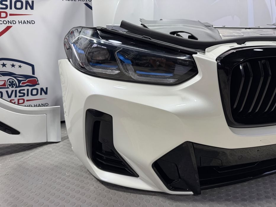 BMW X3 G01 LCI Facelift M Sport 2024 – Bot complet original | Faruri Laser | Bară | Capotă | Trager | Radiatoare | Aripă | Front complet