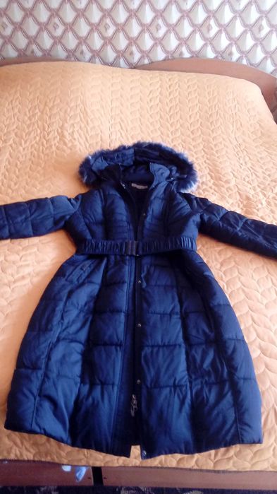 Дълго дамско зимно яке размер 52