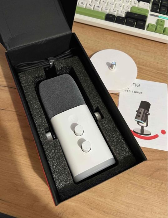 Микрофон Fifine AM8 white белый