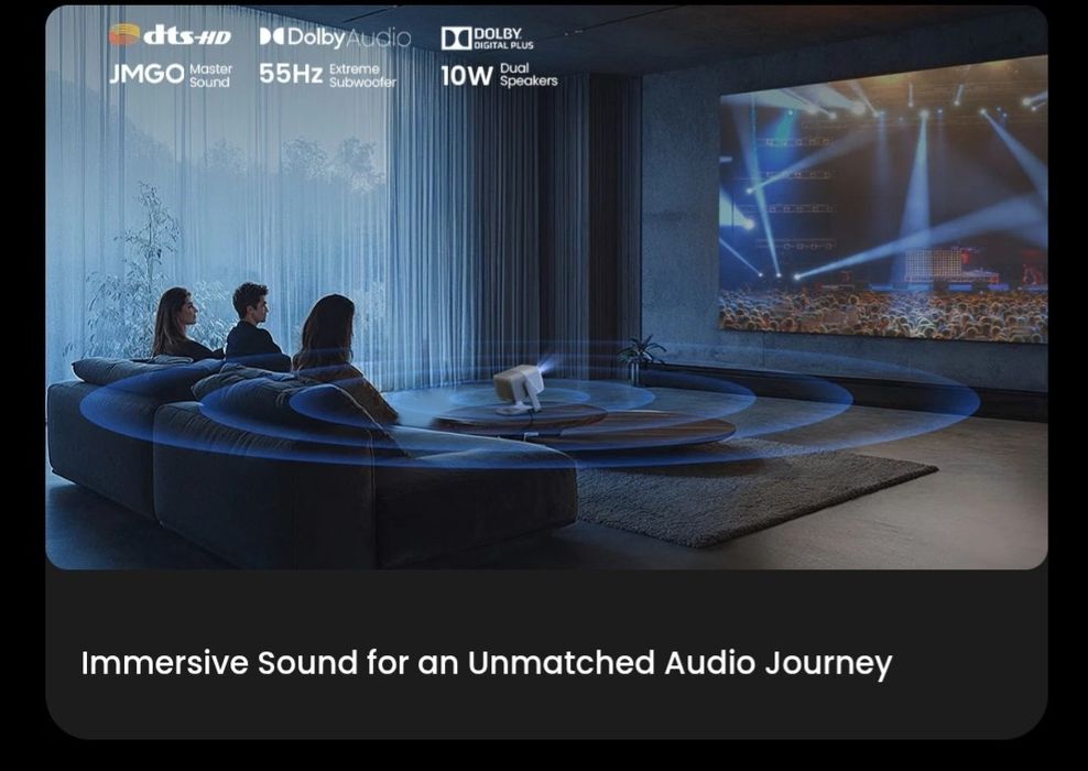 Videoproiector JMGO N1S 4K HDR Dolby Audio sigilat