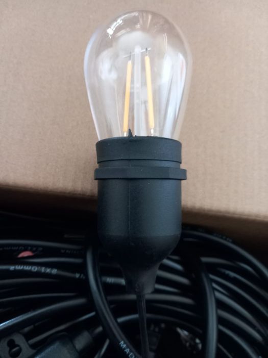 Bec ghirlanda cu led, pentru terase