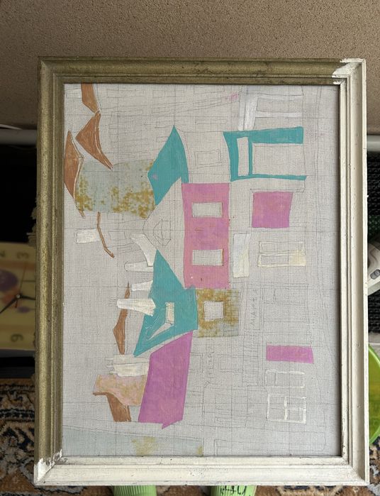 Холст на деревянном подрамнике.