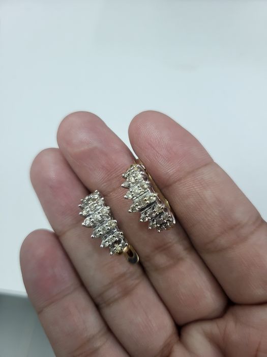 Золотые серьги 585