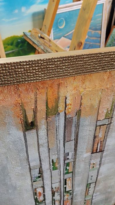 Абстракция маслом - 80.000