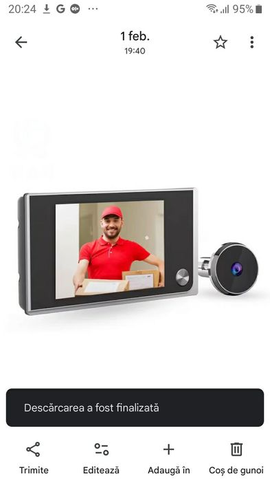 Vizor electronic, cu Monitor LCD 3.5-inch