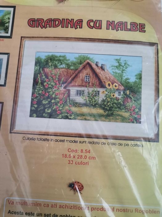 Goblen cusut manual. Model foarte frumos.