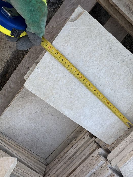 травертин фасад дома