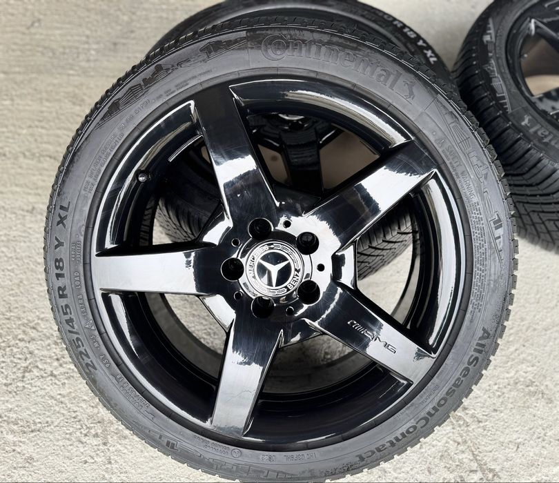 Jante Mercedes Clk Slk R18 Originale Amg Continental All Season 90%
