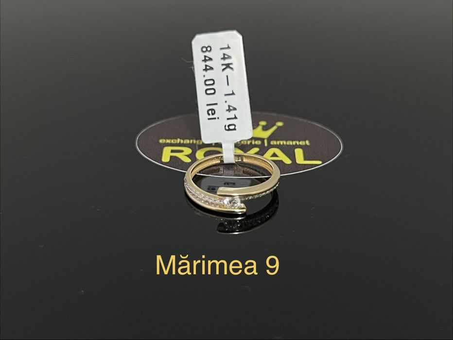 Bijuteria Royal CB : Inel dama aur nou 14k 1,41gr