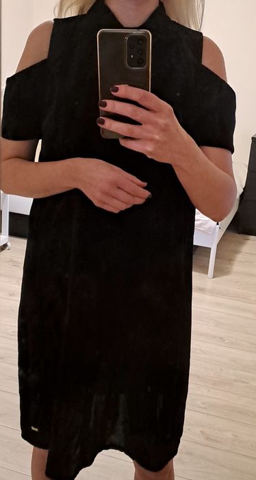 Armani exchange S/M нова черна рокля