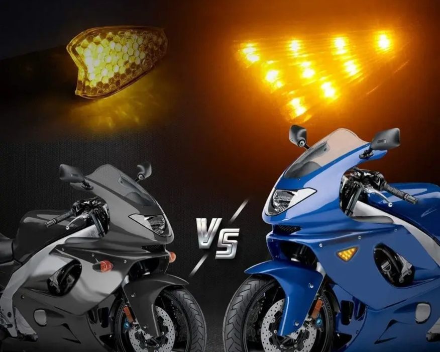 Лед мигачи за мотор,атв,утв триъгълни