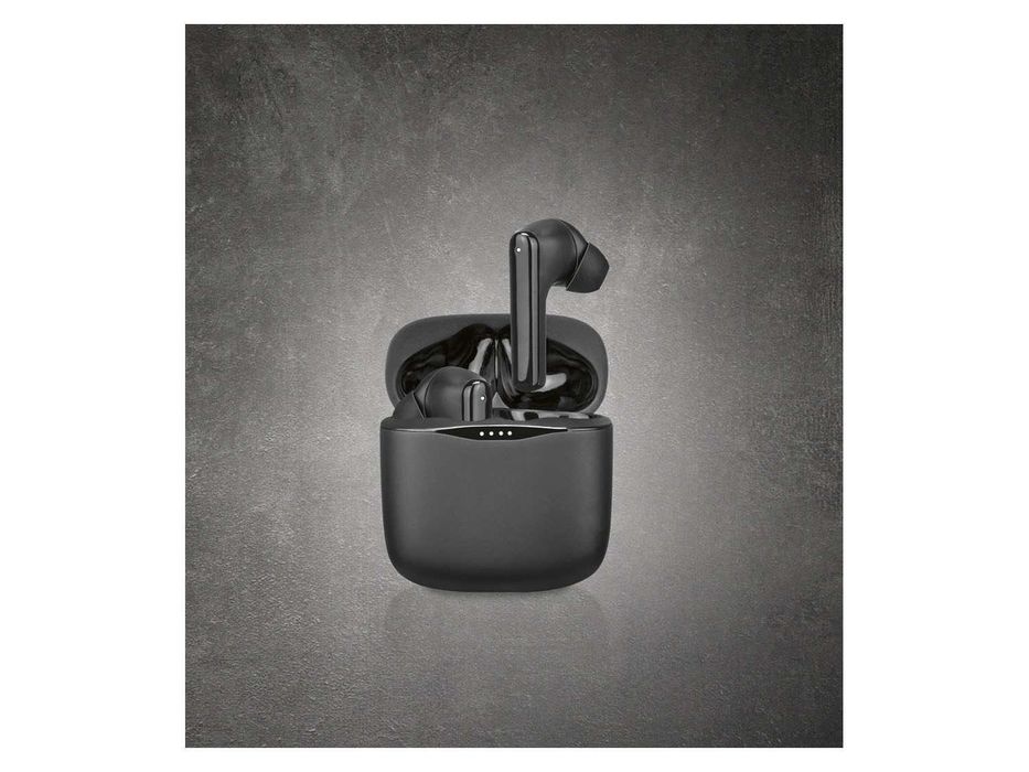 Căști intraauriculare SILVERCREST True Wireless Bluetooth® NOI, sigilate, realizate in Germania; CULOARE NEAGRA; se conecteaza cu toate telefoanele