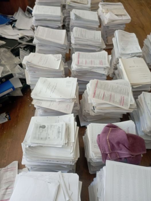 Макалатура, металлолом оламиз. Тахланган коробка, картон олам