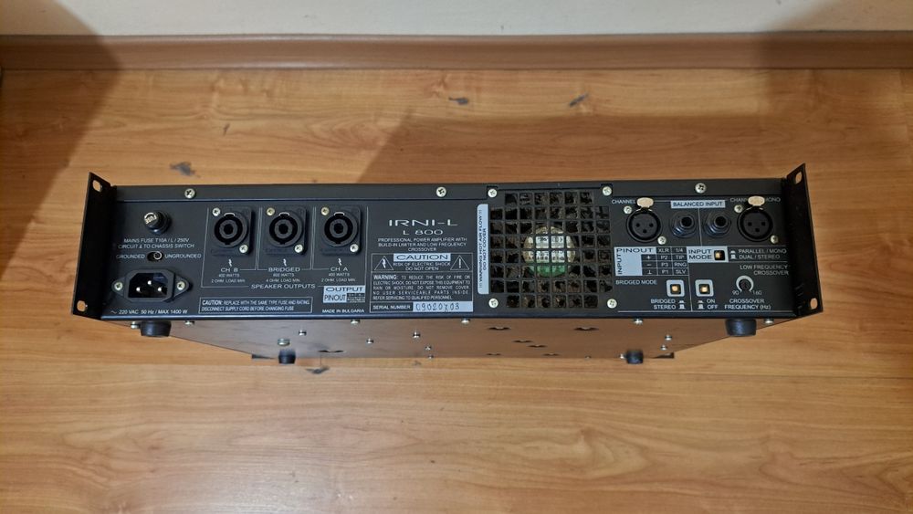 Професионален усилвател IRNI-L L800
