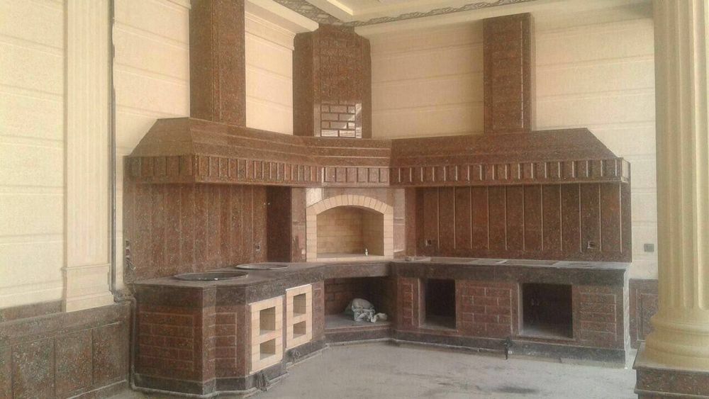 Letniy kuxnya.Qozon ochoq