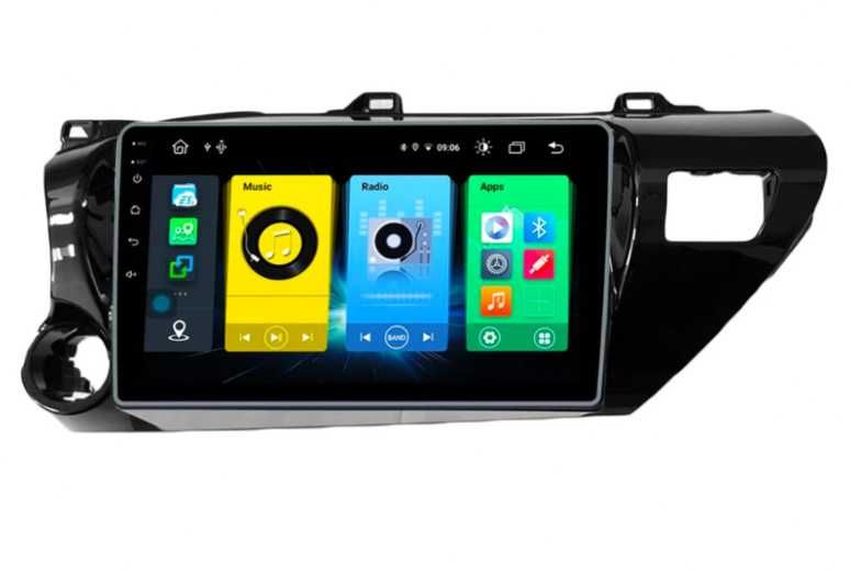 9-инчова мултимедия за TOYOTA Hilux (2015–2021) Подарък камера