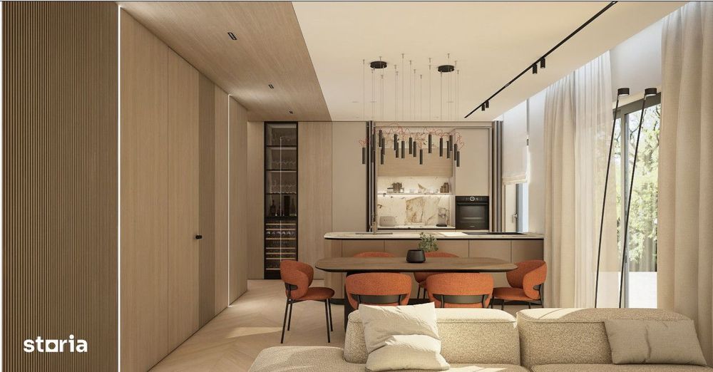 Ap cu 3 camere, 100mp de gradina, LIFT, piscina, 2 parcari sub, Europa