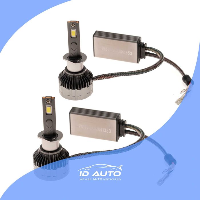 LED Крушки 45000lm Комплект h1, h7, h4, лед, светлини, осветление