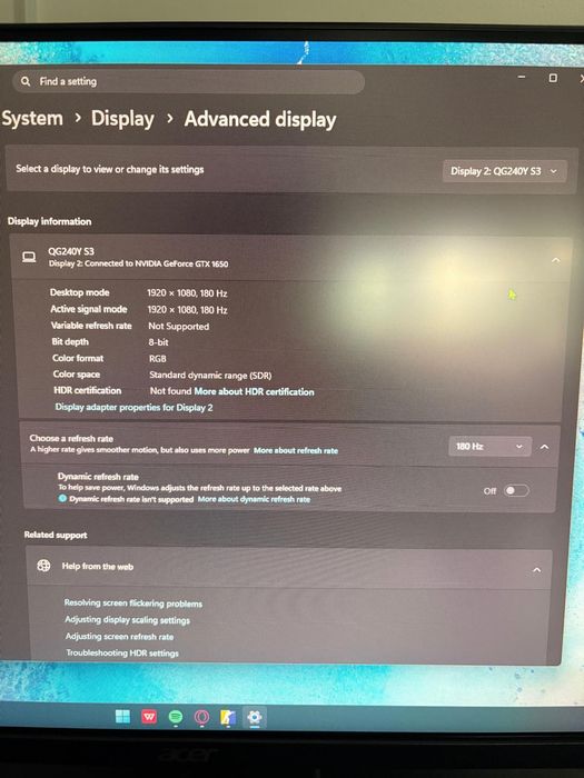 Monitor LCD Acer